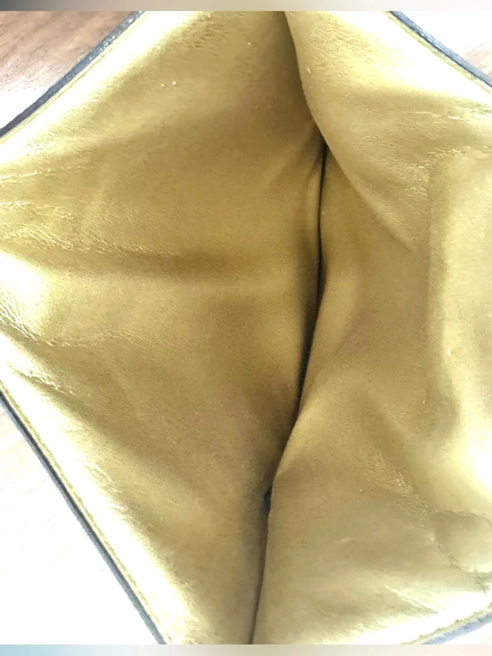 Michael Kors Tan Saffiano Leather pouch for small tablet